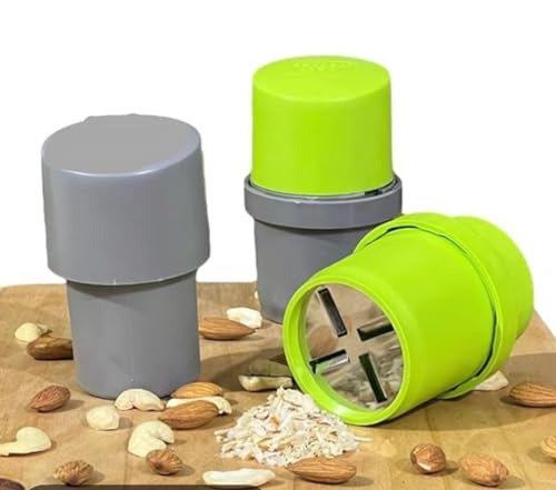 E-COSMOS Dry Fruit Cutter, Grinder, Chocolate Cutter, Slicer for Pista, Almonds, Cashews with 3 in 1 Blade - Color May Vary (Pack of 1)