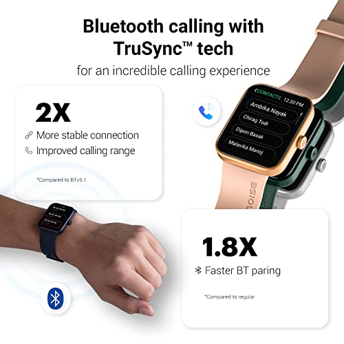 Noise Pulse Go Buzz Smart Watch with Advanced Bluetooth Calling, 1.69" TFT Display, SpO2, 100 Sports Mode with Auto Detection, Upto 7 Days Battery (2 Days with Heavy Calling) - Mist Grey