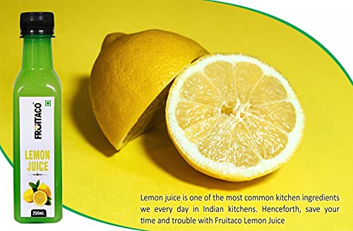 Fruitaco Lemon Juice Concentrate 750 ml (250ml x 3)