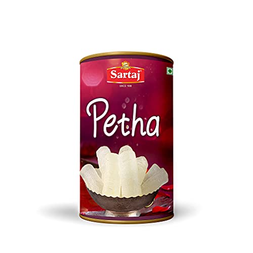 Sartaj Sweet Petha Tin Pack | Indian Sweets | Agra Petha Mithai | 1kg Tin Pack