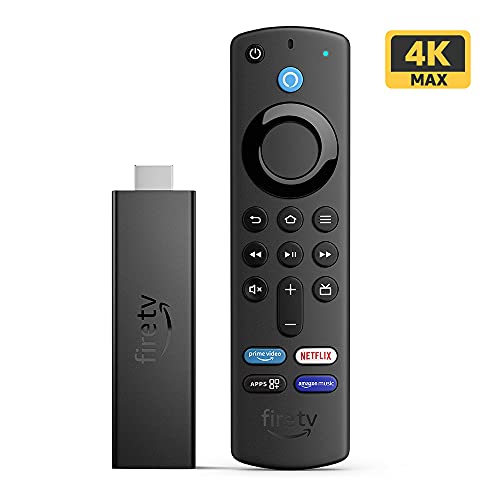 Fire TV Stick 4K Max streaming device, Wi-Fi 6, Alexa Voice Remote (includes TV controls)