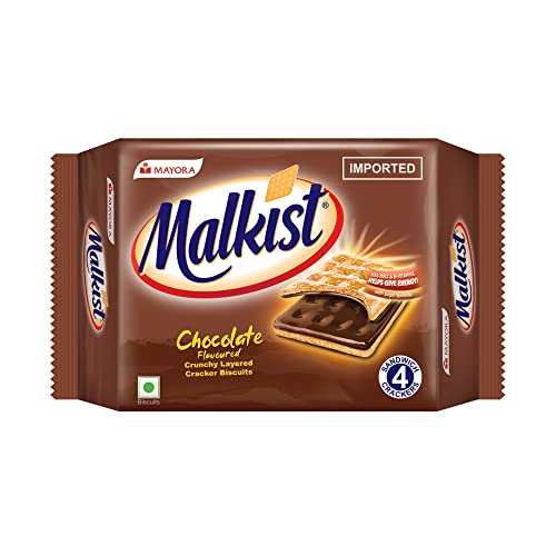 Malkist Chocolate Flavoured Cracker Biscuits -72g - Pack of 8(chocolate)