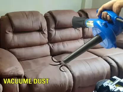 Buenovida Electric Air Blower and Suction Dust Cleaner for AC/Computer/Home with Air Blower Machine Gun Dust Cleaning (Blue) Forward Curved Air Blower (650 Watt, 16000 RPM)