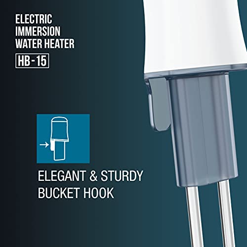 Havells Water Proof Immersion Water Heater HB 15 1500 Watt (White Blue)