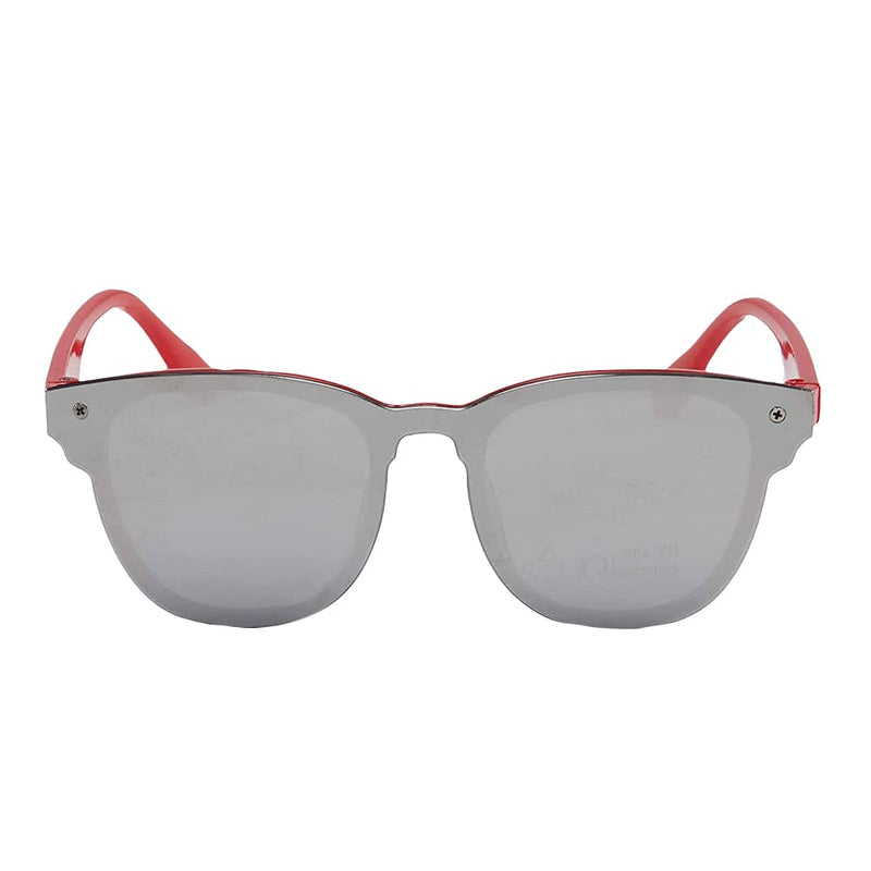 Hopscotch Boys and Girls Plastic & Poly carbonate Sunglasses in Red Color For Ages 3-9 Years (BUW-3129044)