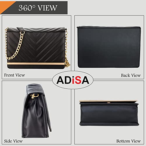 ADISA Women's Sling Bag (Black)