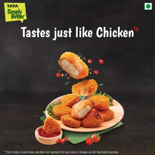 Tata Simply Better Plant-Based Nuggets, Tastes Just Like Chicken - 15 Pieces, 270g