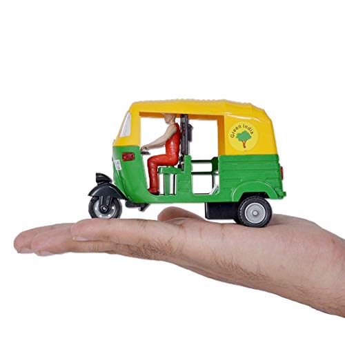 Centy Toys Plastic Pull Back Auto Rickshaw, Number Of Pieces: 1, Multicolour, 36 Months