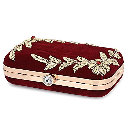 For The Beautiful You Women's Hand-Clutch (Maroon)