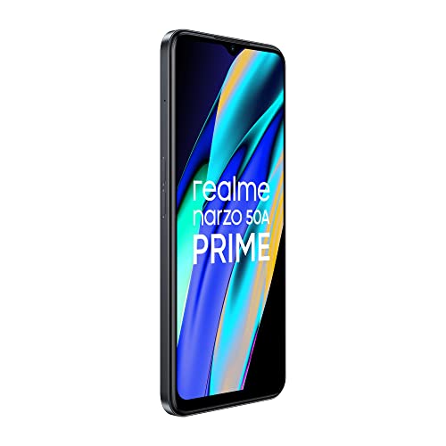 realme narzo 50A Prime (Flash Black, 4GB RAM+64GB Storage) Full High Definition+ Display |50MP AI Triple Camera| Charger Included