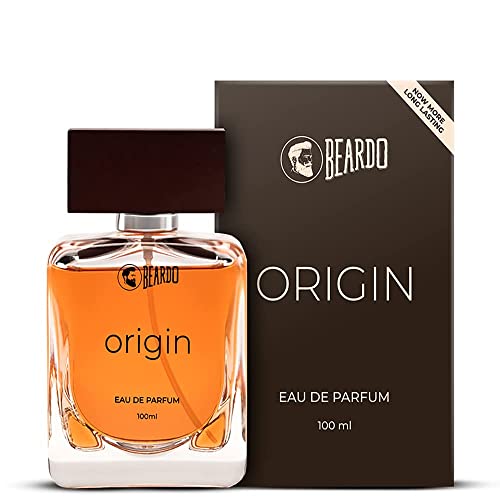 Beardo Perfume For Men - ORIGIN, 100 ml | EAU DE PARFUM Men| Strong Long Lasting Mens Perfume | Aqua and Musky Notes | Ideal Gift For Men