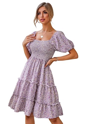 Lymio Dresses for Women || Western Dresses for Women || Dress for Women || Dresses (D-659) (S) Purple