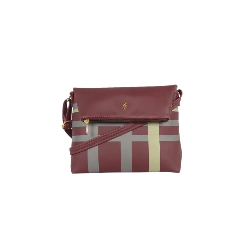 Baggit Women's Sling Bag (Wine) (2126862)