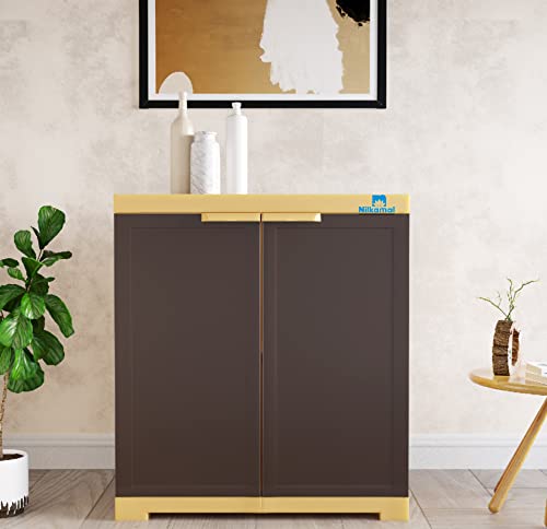 Nilkamal Freedom Mini Small (FMS) DIY Plastic Cabinet for Storage| Space & Clothes Organizer| Shelves| Cupboard| Almari| Wardrobe| Living Room| Adult & Kids| Multipurpose for Home Kitchen & Office