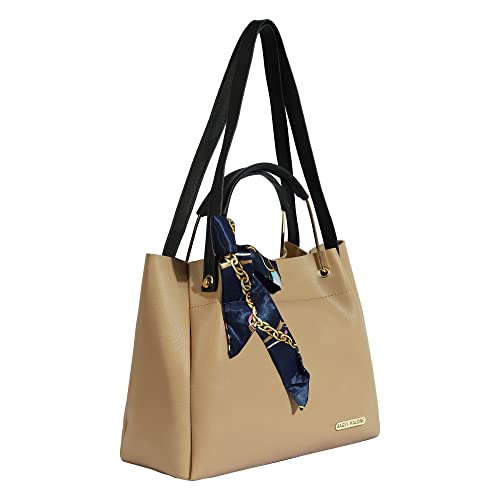 Bagsy Malone Women Beige Handbag Combo Set-M (BMWHAC0024BE)