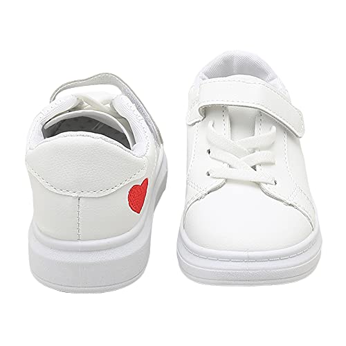 Hopscotch Girls TPR and Rubber Heart Print Athletic Shoes in Red Color,UK:9 (XZY-4345278)