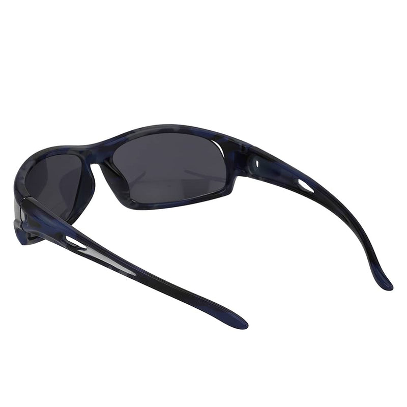 Carlton London Boy's Black Lens & Blue Sports Sunglasses