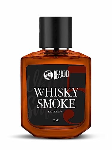 Beardo Whisky Smoke Perfume for Men, 50ml | Spicy, Woody - Oudh Scent Eau De Parfum | Long Lasting Mens Perfume | Best Date Night Fragrance Body Spray for Men