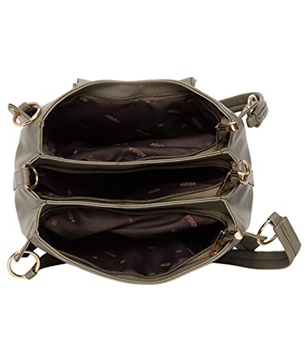 ADISA Women's Handbag (AD4055-MEH_Olive)