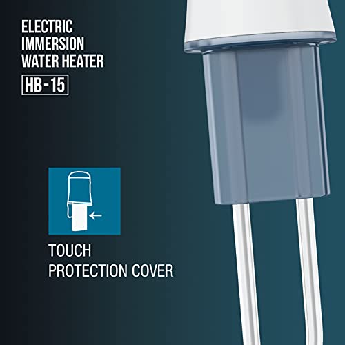 Havells Water Proof Immersion Water Heater HB 15 1500 Watt (White Blue)