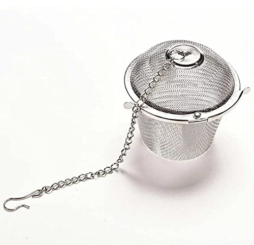 CELLEBII Stainless Steel Small Net Mesh Style Easy Loose Leaves Green Tea Filter Pot Infuser Strainer