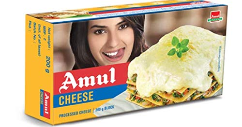 AMUL Cheese Block 200 GM. (Pack of 2)