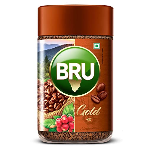 Bru Gold | Premium Freeze Dried Coffee | Experience Intense Coffee Taste | Aromatic Instant Coffee | 100g