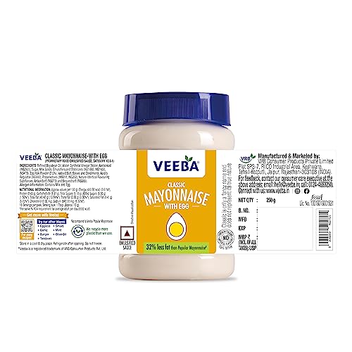 Veeba Classic Mayonnaise, 250g