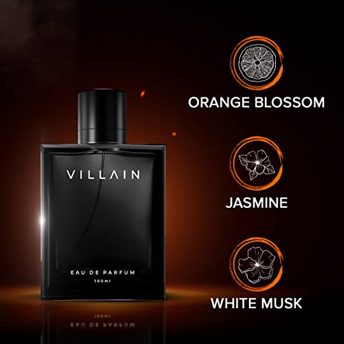 Villain Perfume For Men 100 Ml - Eau De Parfum - Premium Long Lasting Fragrance Spray - Woody & Spicy