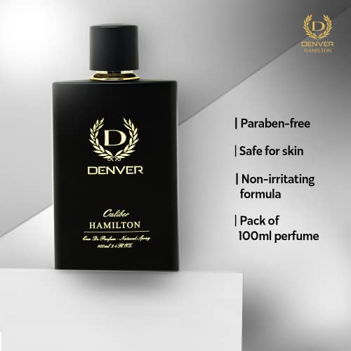 DENVER Hamilton Caliber Perfume - 100ML | Eau de Parfum - For Men | Long Lasting Luxury Scent Fragrance