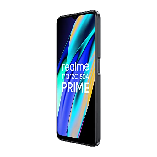 realme narzo 50A Prime (Flash Black, 4GB RAM+64GB Storage) Full High Definition+ Display |50MP AI Triple Camera| Charger Included