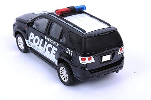 Centy Toys Plastic Police Interceptor Fortune Pull Back Car, Number Of Pieces: 1, Black, Kid