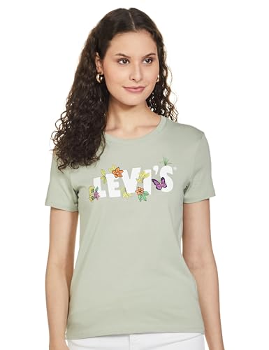 Levi's Women's Regular Fit T-Shirt (23771-0452_Grey