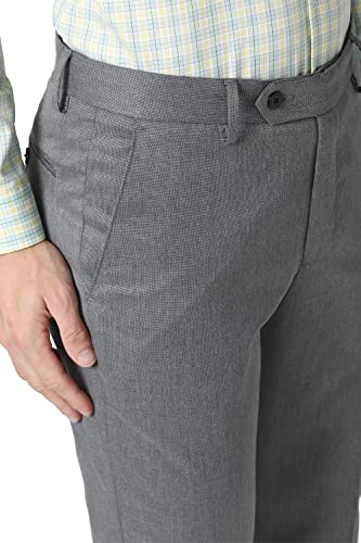 Peter England Men's Slim Work Utility Pants (PETFOSLB936447_Light Grey_30)