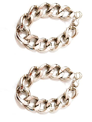 New 2 PCS Steel Heavy Bracelet/Chain Bracelet for Man Fasion Gift Item from BANARAS