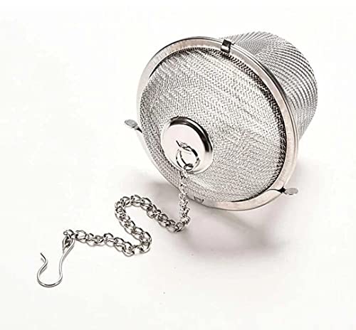 CELLEBII Stainless Steel Small Net Mesh Style Easy Loose Leaves Green Tea Filter Pot Infuser Strainer