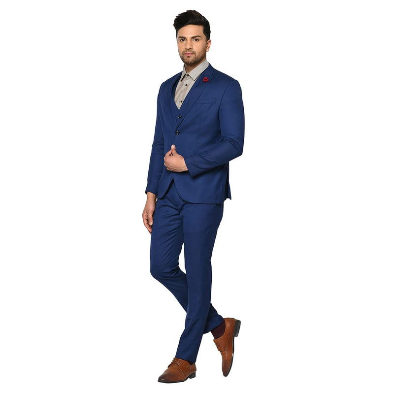 blackberrys Men's 3 Piece Slim Fit Suits (Size: 38)-LX-WISDOM3