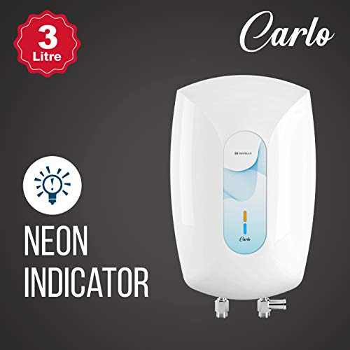 Havells Carlo 3 Litre 3000 kw Instant Water Heater (White Blue)