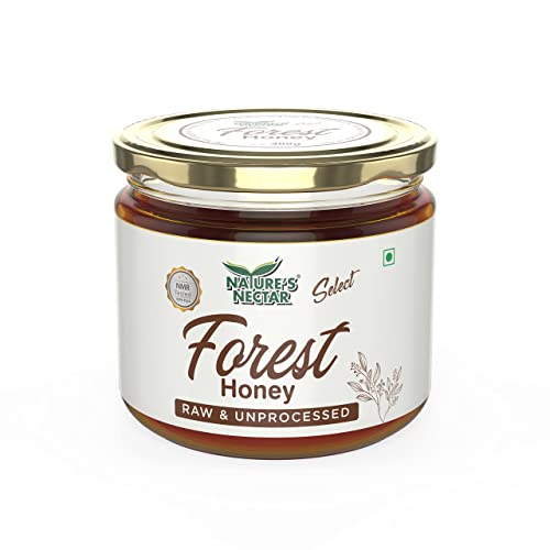 Nature's Nectar Select Forest Honey | NMR Tested | 100% Pure Raw and Unprocessed Honey | 400gm Bottle