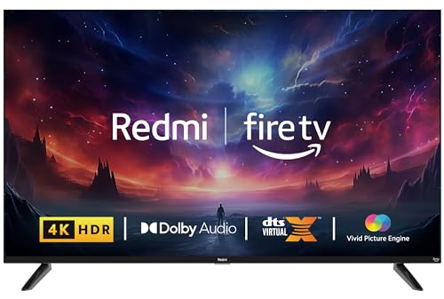 Redmi 108 cm (43 inches) F Series 4K Ultra HD Smart LED Fire TV L43R8-FVIN (Black)