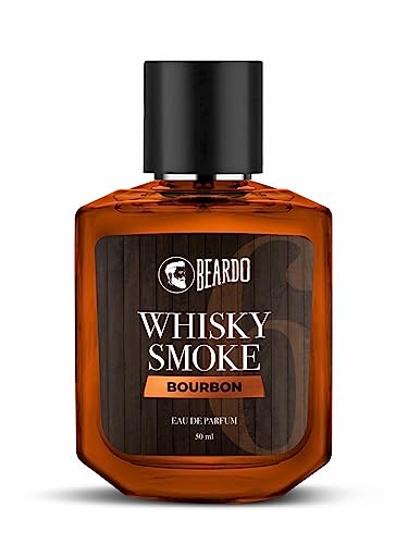 Beardo BOURBON Whisky Smoke Perfume for men | Oriental, Woody, Leathery | Eau De Parfum - Long Lasting Perfume | Ideal Gift for Men, 50ml