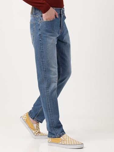 Lee Men's Slim Jeans (LMJNSM3863_Blue_32)