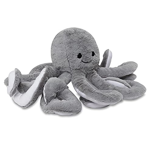 Webby Giant Realistic Stuffed Octopus Animals Soft Plush Toy, Grey