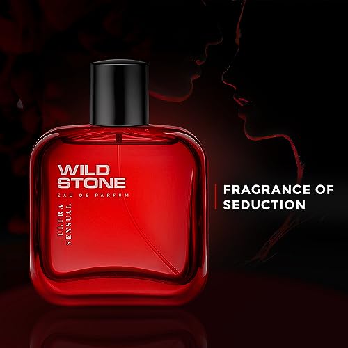 Wild Stone Ultra Sensual Long Lasting Perfume for Men, 100ml, A Sensory Treat for Casual Encounters, Aromatic Blend of Masculine Fragrances