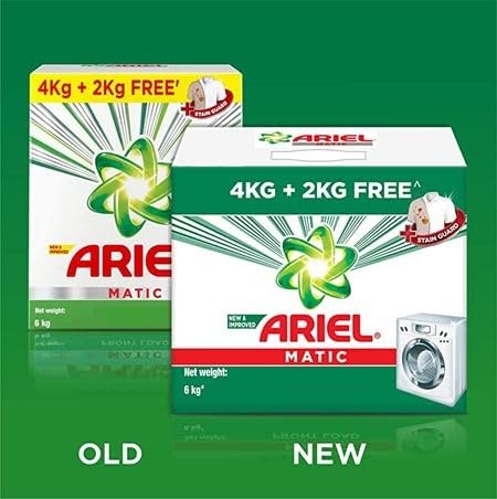 Ariel Matic Top Load Detergent Washing Powder – 4 Kg+2 KG free