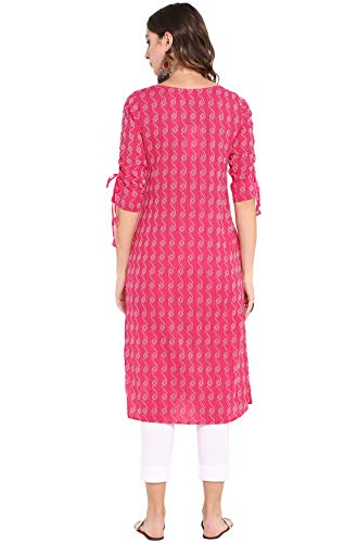 Janasya Women's Pure Cotton Straight Kurta