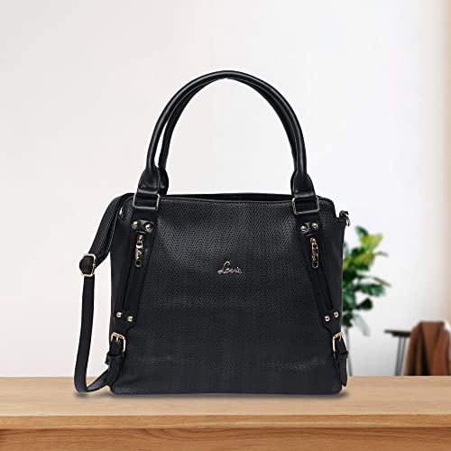 Lavie Women's Faroe Large Satchel Bag Black Ladies Purse Handbag