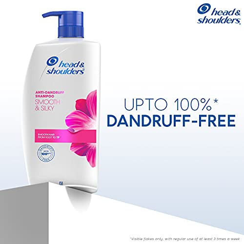 Head & Shoulders Smooth and Silky, Anti Dandruff Shampoo for Women & Men , 1 L