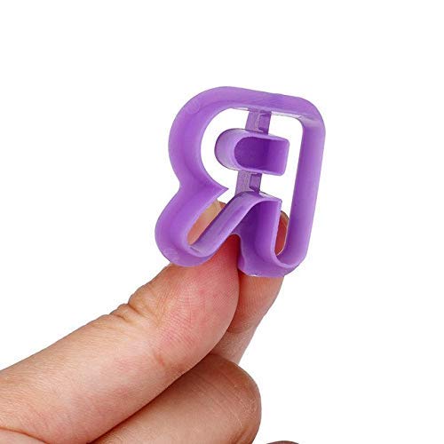 Grizzly® Alphabet Letter Number Fondant Cake Biscuit Baking Mould DIY Fondant Cake Embosser Cookie Cutters, Set of 40, Purple