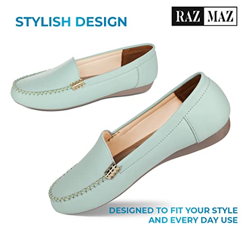 RazMaz Stylish, Soft & Comfortable Belly Shoes for Women | Super Lightweight Women Bellies | Non-Fatigue & Non-Slippery Belly for Women Bellies for Women Stylish Latest | Slip On Shoes
